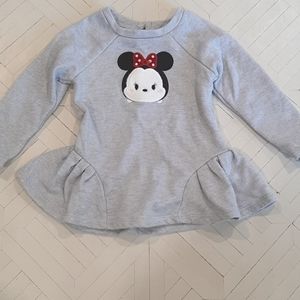 DISNEY Tsum Tsum Minnie Mouse Long Sleeved Shirt 3T